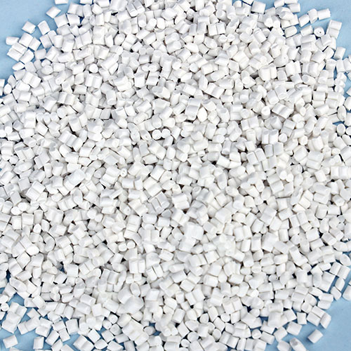 Milky white PP granules for injection moulding